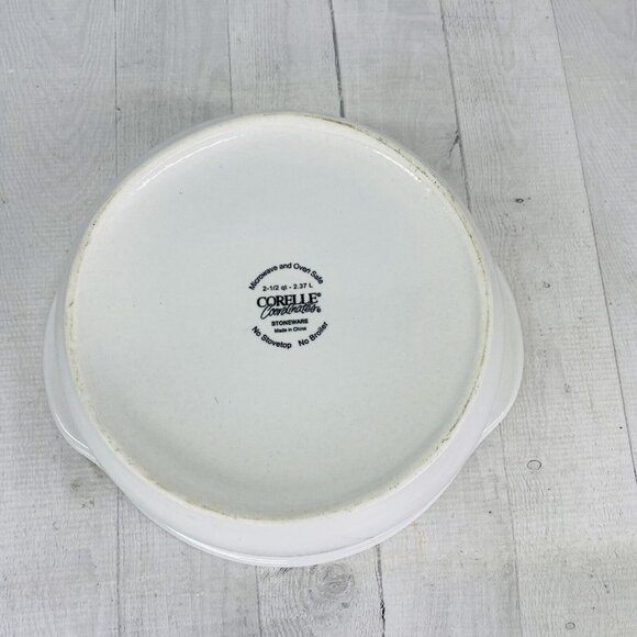 Corelle Coordinates CALLAWAY Green Ivy Stoneware 2.5 Qt Covered Casserole Dish - Picture 9 of 16